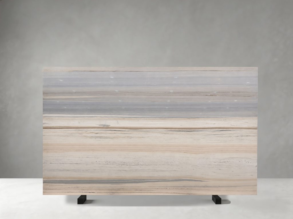crevola blue marble slab horizontal linear pattern for luxury interiors