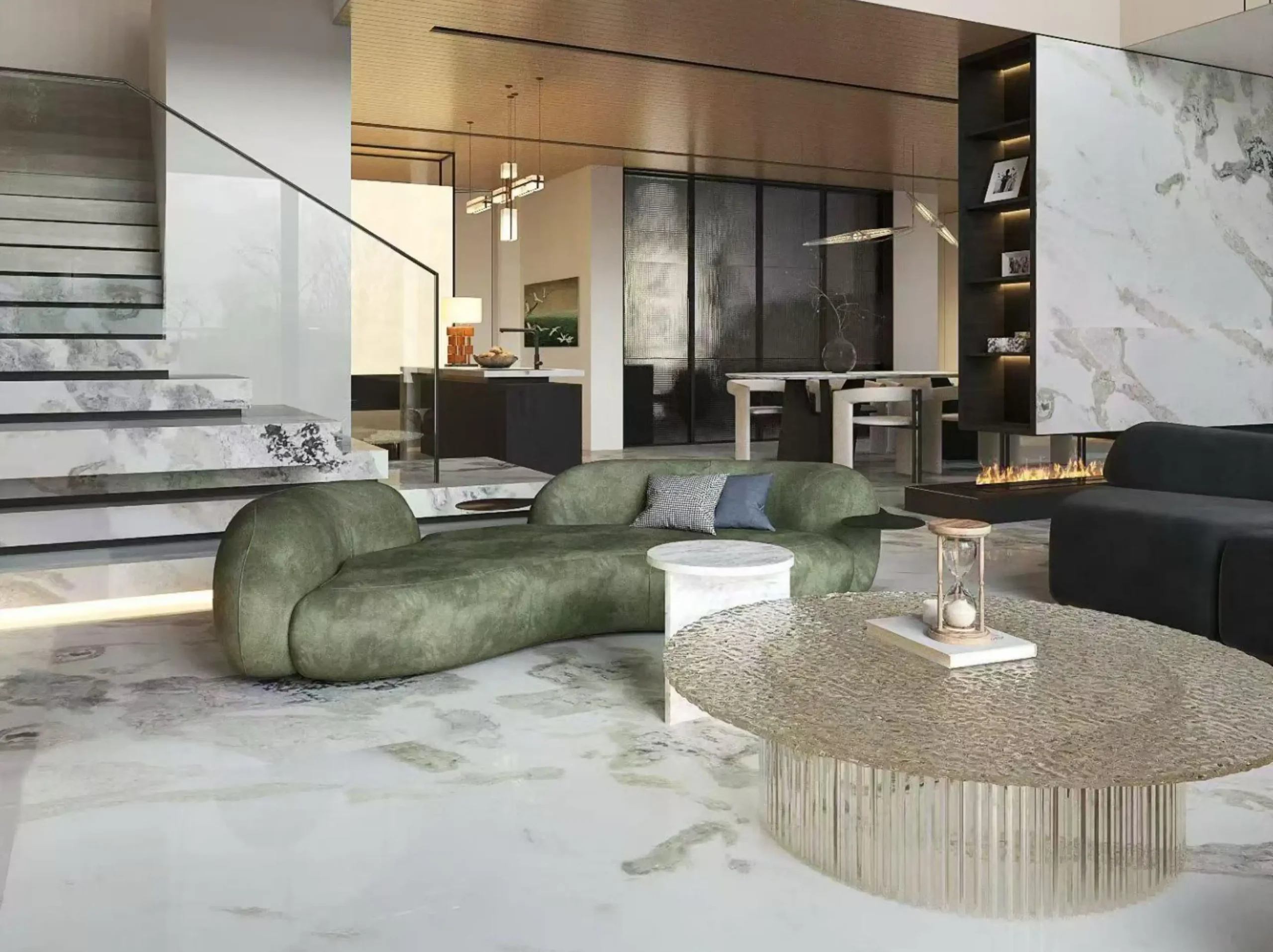 damasco-white-marble-living-room-floor-wall-03.webp damasco white marble living room floor and wall application