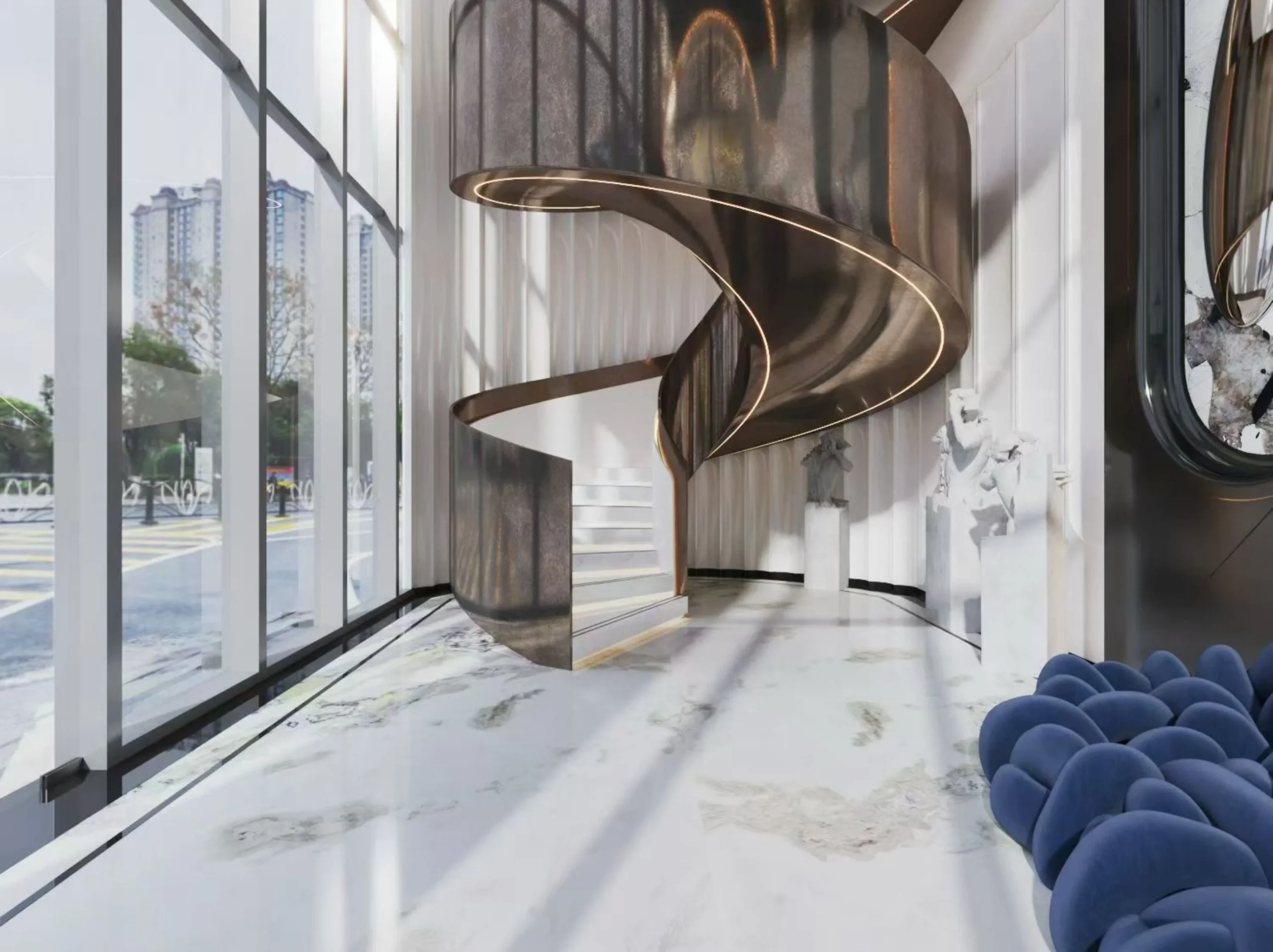 etosha-white-marble-kitchen-island-top-02.webp etosha white marble kitchen island top for luxury interiors
