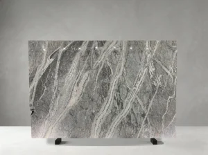 fior di bosco marble slab with bold white veins
