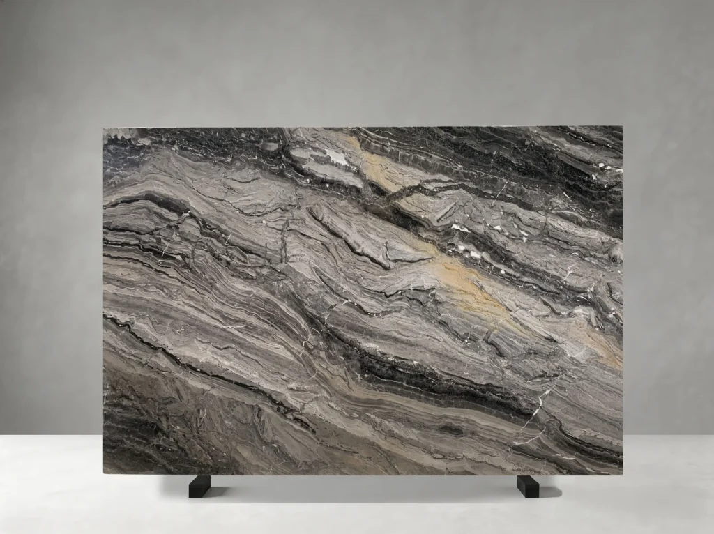 iride nero marble slab dark grey pattern for floors walls and staircases