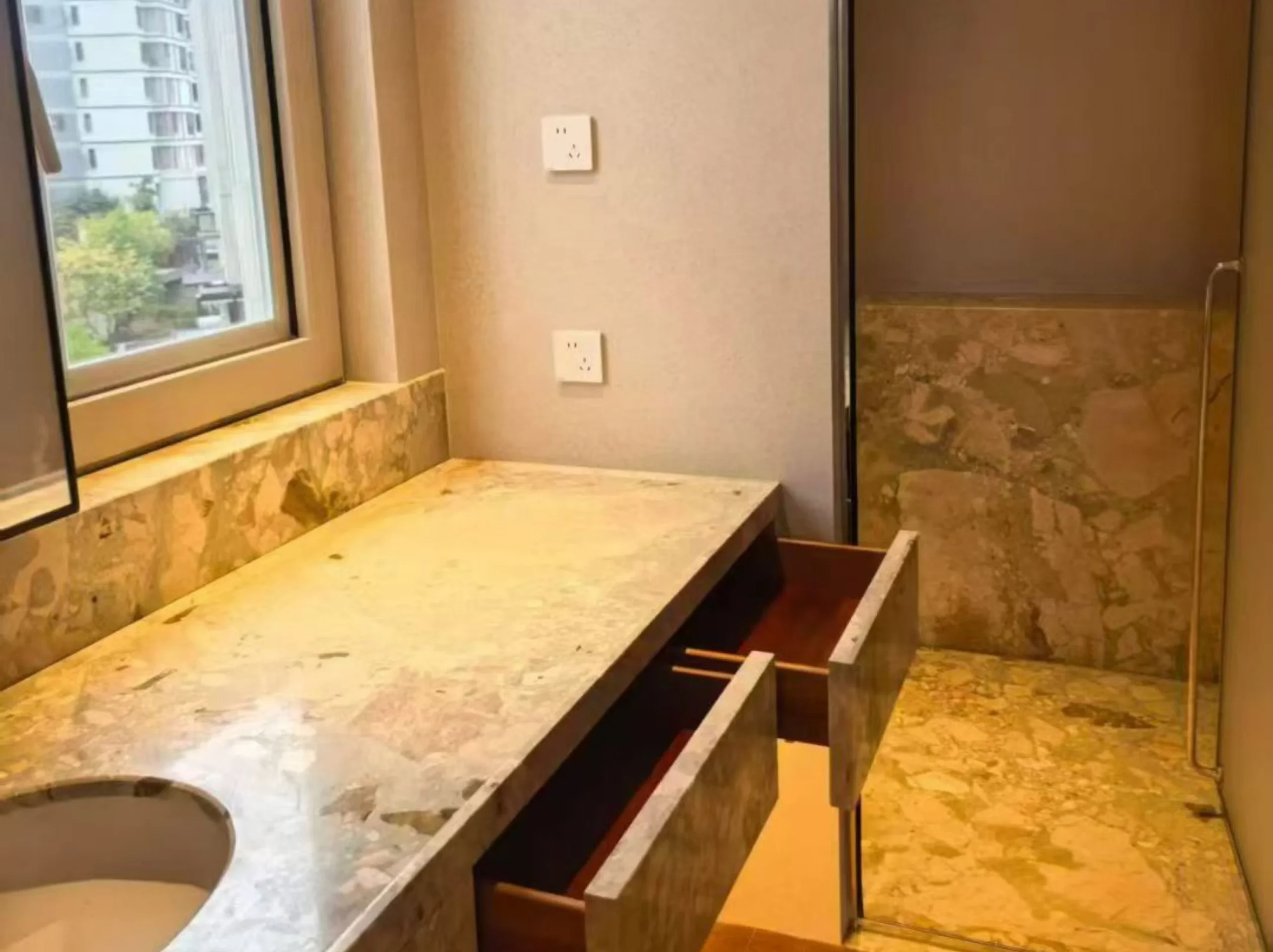 italian-marmi-ceppo-di-sicilia-marble-bathroom-vanity-top-02.webp italian marmi ceppo di sicilia marble bathroom vanity top with beige green breccia pattern