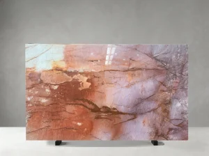 juliet crystal quartzite slab rose crystal pattern for luxury interiors