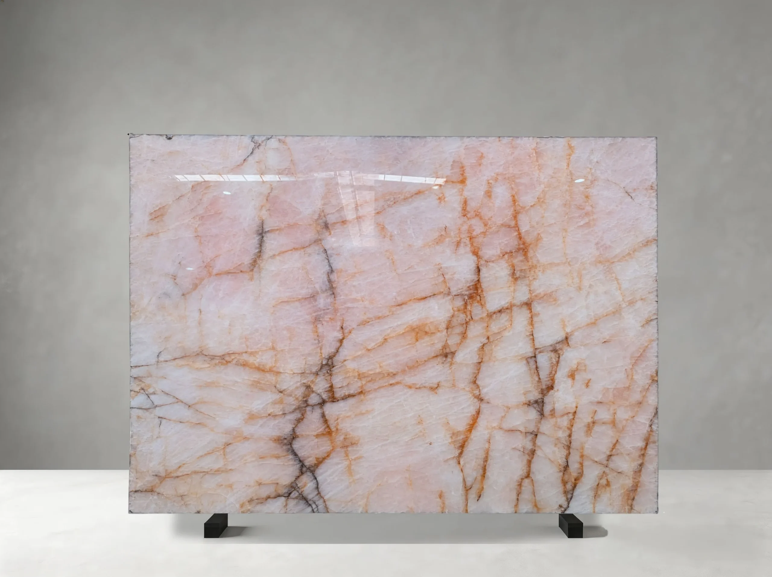 juliet-crystal-quartzite-slab-soft-pink-veining-04.webp juliet crystal quartzite slab soft pink veining for walls tables and island tops