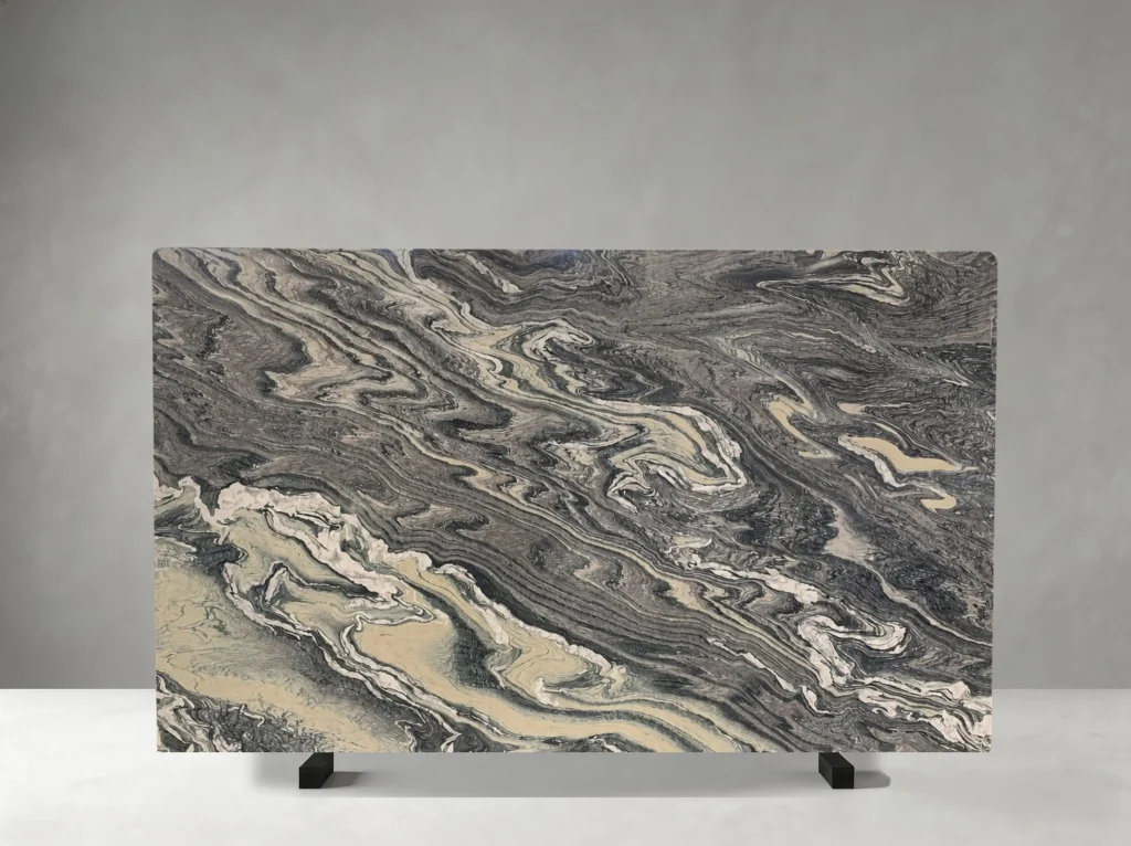 marmo luano rosso wavy pattern marble slab for luxury stone projects