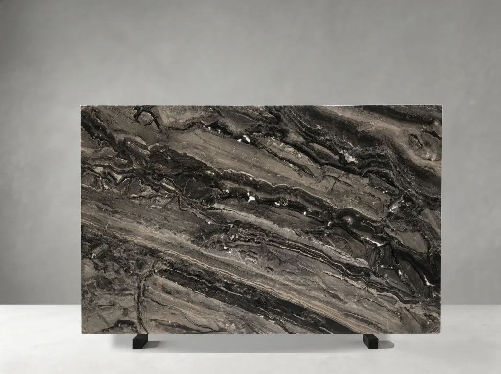 marmo orobico grigio marble slab dark grey pattern for walls floors and island tops