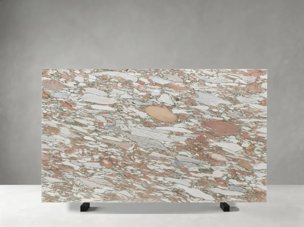 norwegian rose marble slab white rose pattern for feature walls bathrooms and interiors