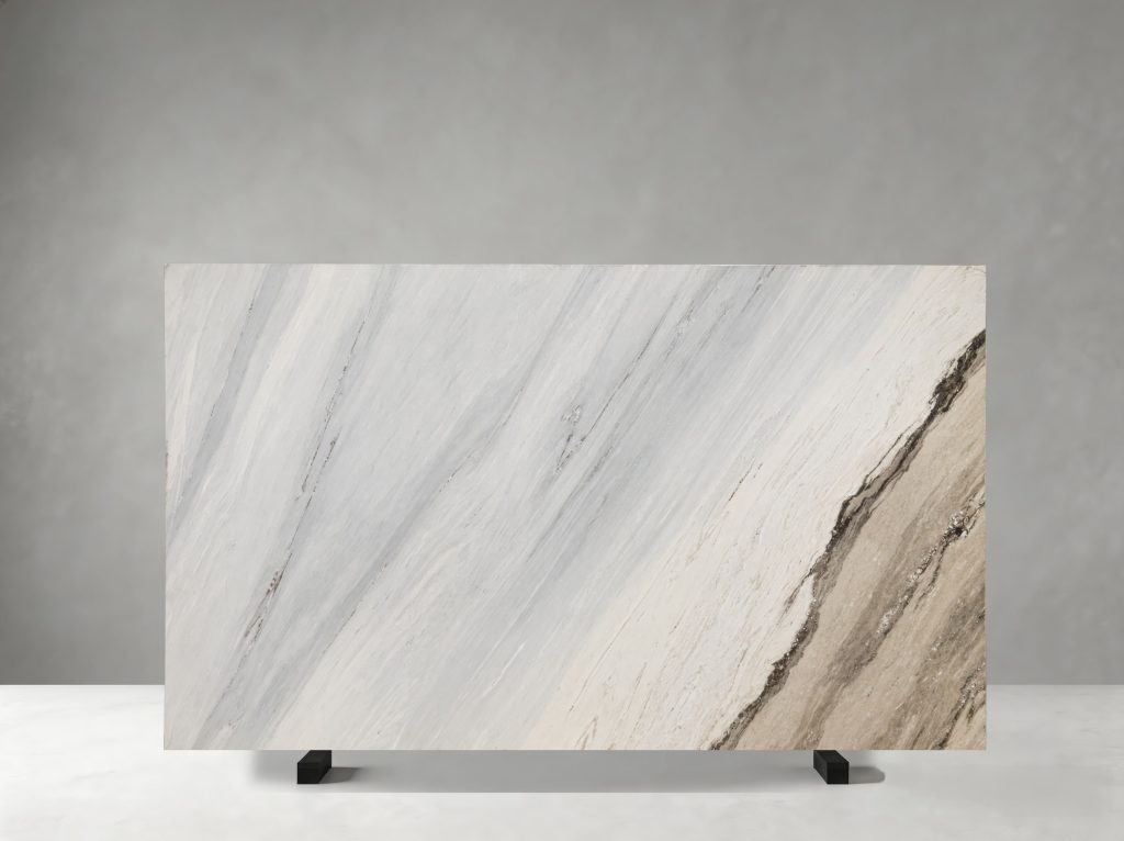 palissandro marble slab with blue grey diagonal veining for walls and tops