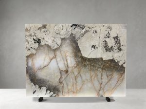 patagonia granite slab white golden veining for feature walls and island tops