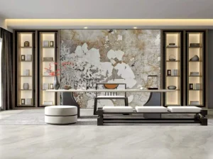patagonia quartzite living room feature wall for luxury interiors