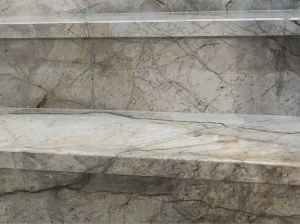 river grey marble stair detail with grey veining