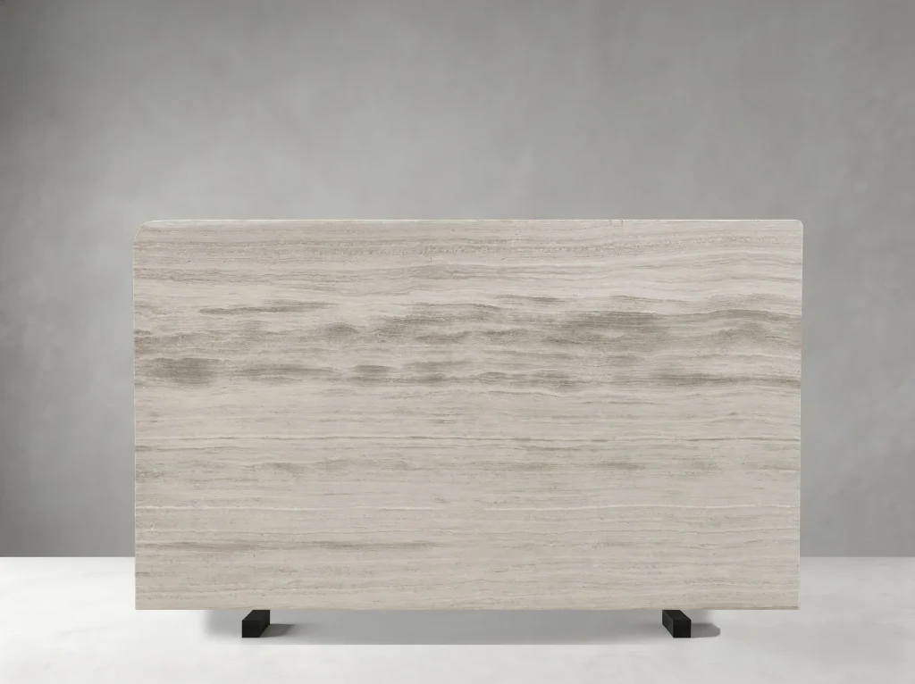 silk georgette marble slab horizontal wooden vein texture for custom interior projects