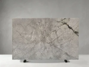 turkish silver river marble slab with dark natural veins