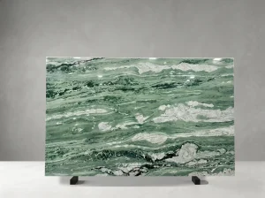 verde vivo quartzite slab soft green pattern for walls vanity tops and island tops