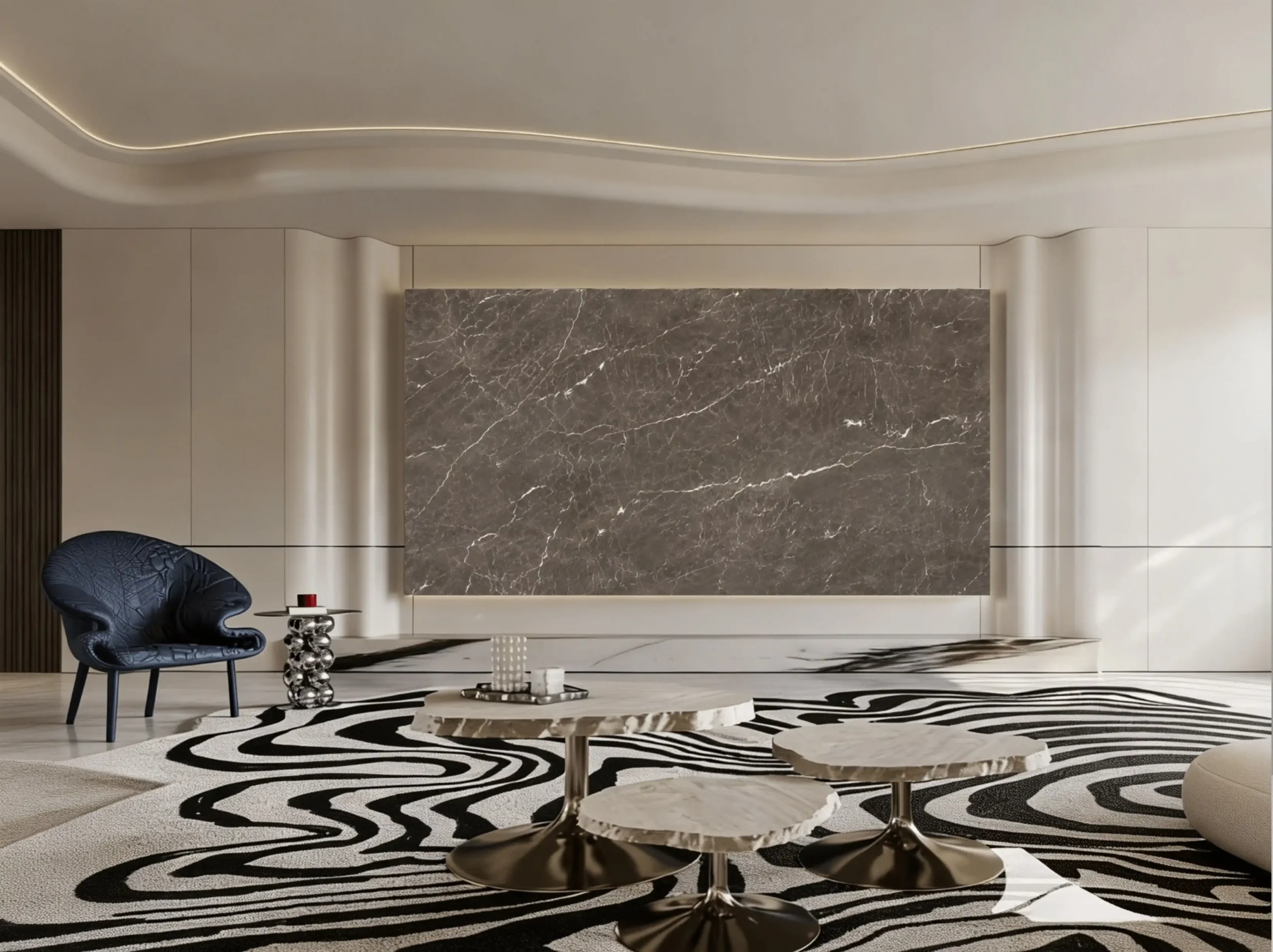 wyndham-grey-marble-living-room-feature-wall-01.webp wyndham grey marble living room feature wall with dark grey brown veining