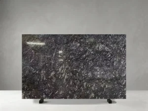 asterix granite slab full view showing natural mineral movement and tonal variation