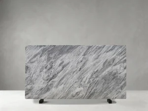 Bardiglio Nuvolato Marble slab with soft cloudy grey veining