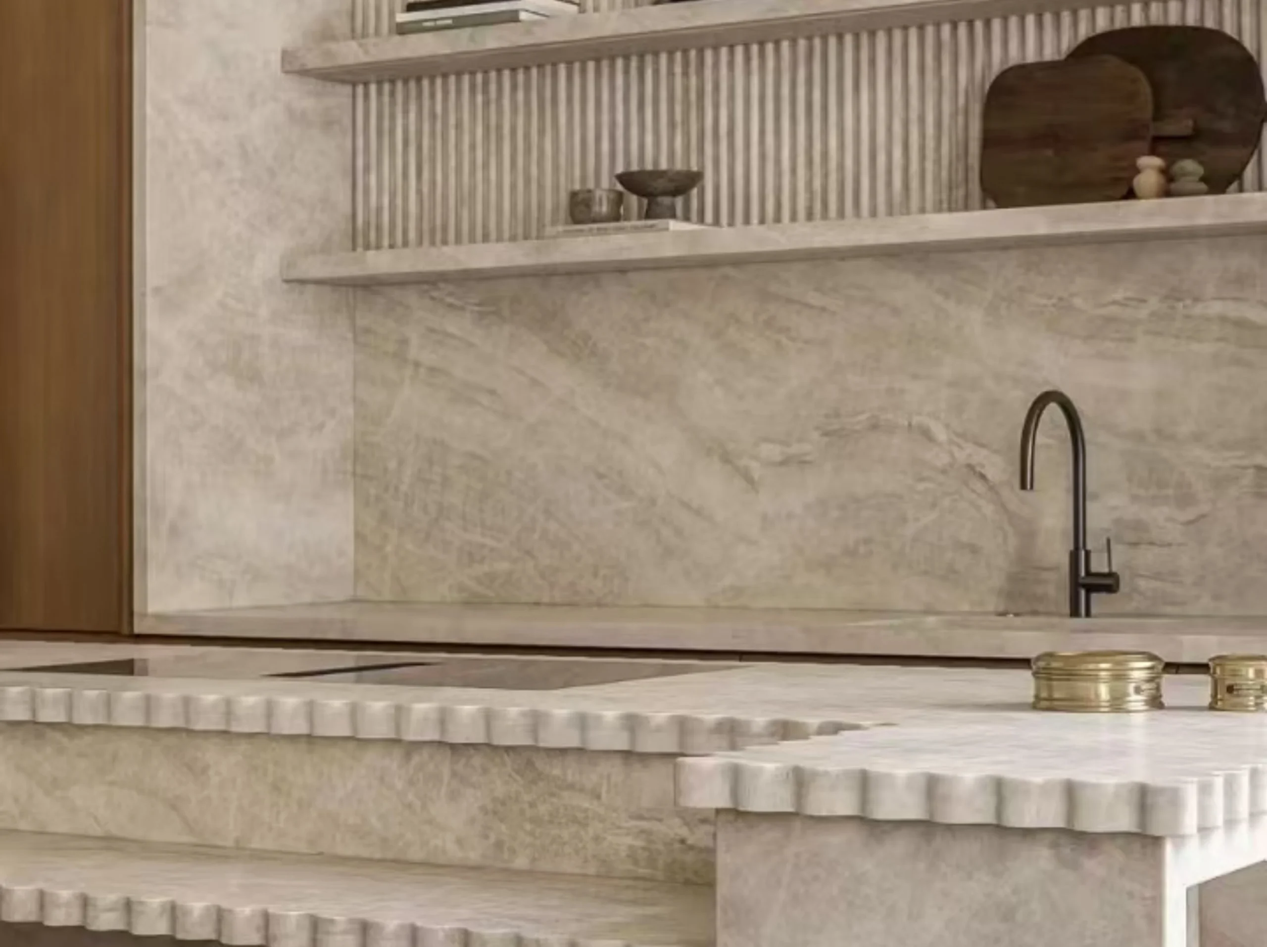 beige-taj-mahal-quartzite-custom-table-top.webp Custom Beige Taj Mahal Quartzite table top with soft natural veining