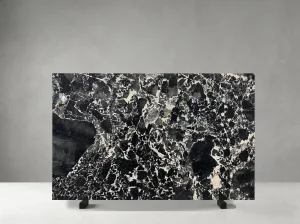 black petit antique marble slab breccia texture for walls floors and custom table tops