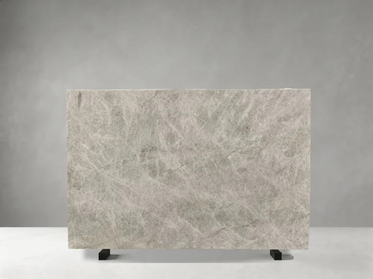 Close-up of Brazilian Matira Quartzite crystalline texture and natural mineral pattern