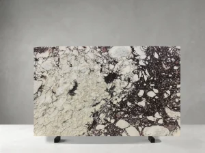 breccia capraia marble slab cream brown vein for luxury interior projects