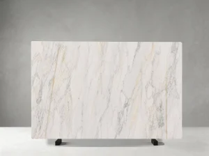 Bvlgari Green Marble full slab with flowing pale-green and grey natural veining