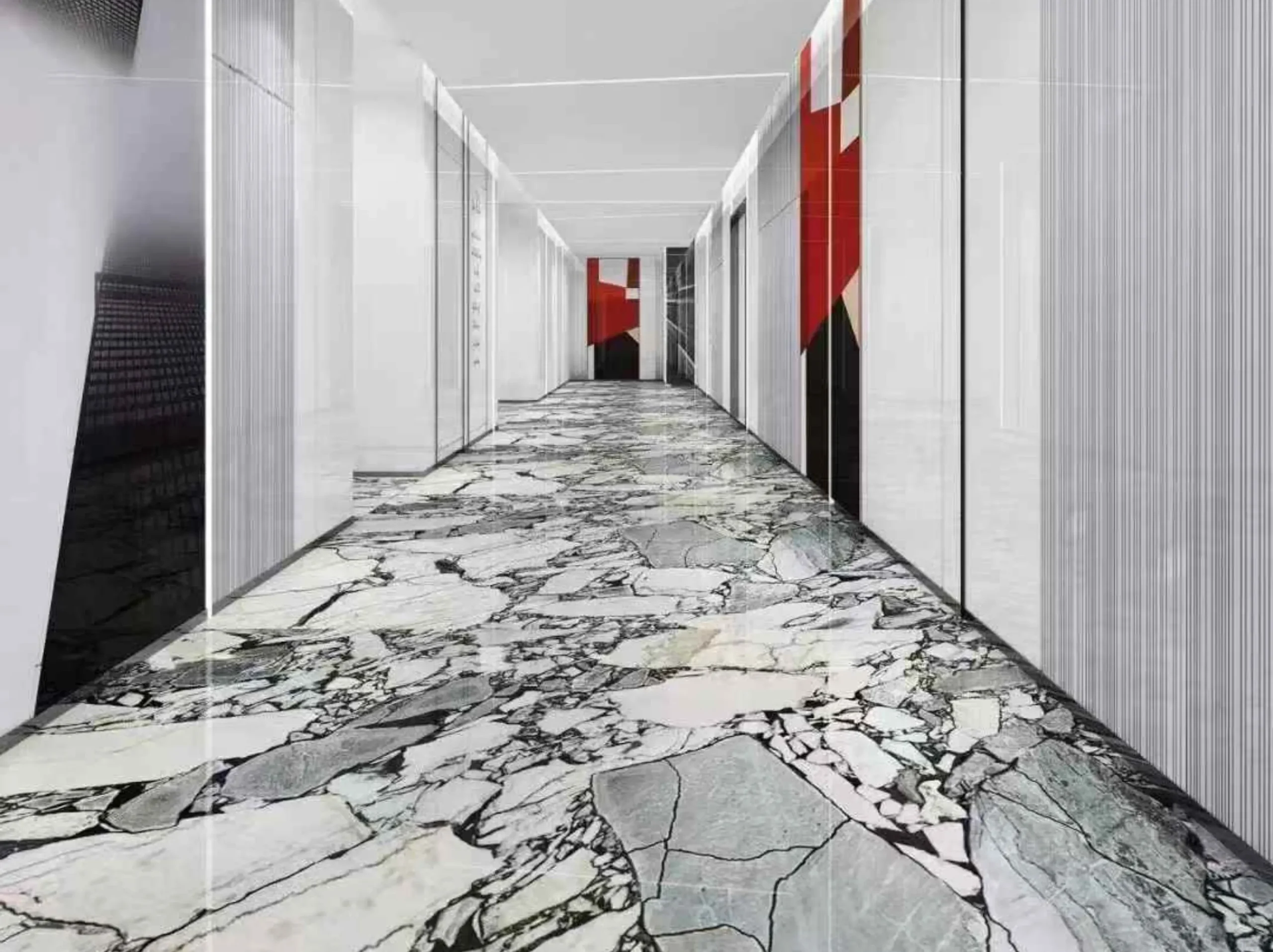 chinese-calacatta-violet-marble-corridor-floor-02.webp chinese calacatta violet marble corridor floor with ivory grey brecciated stone pattern
