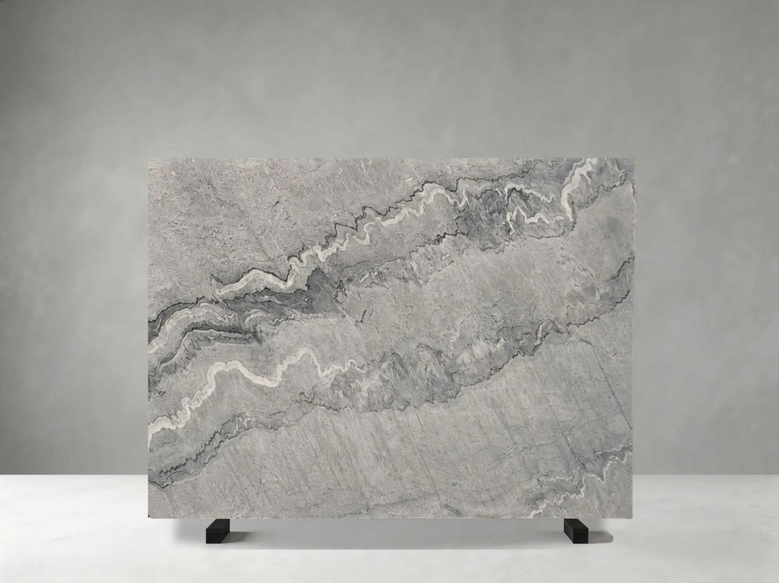 grey-bruce-marble-slab-wavy-grey-veining-04.webp grey bruce marble slab with wavy grey veining white mineral bands and layered movement