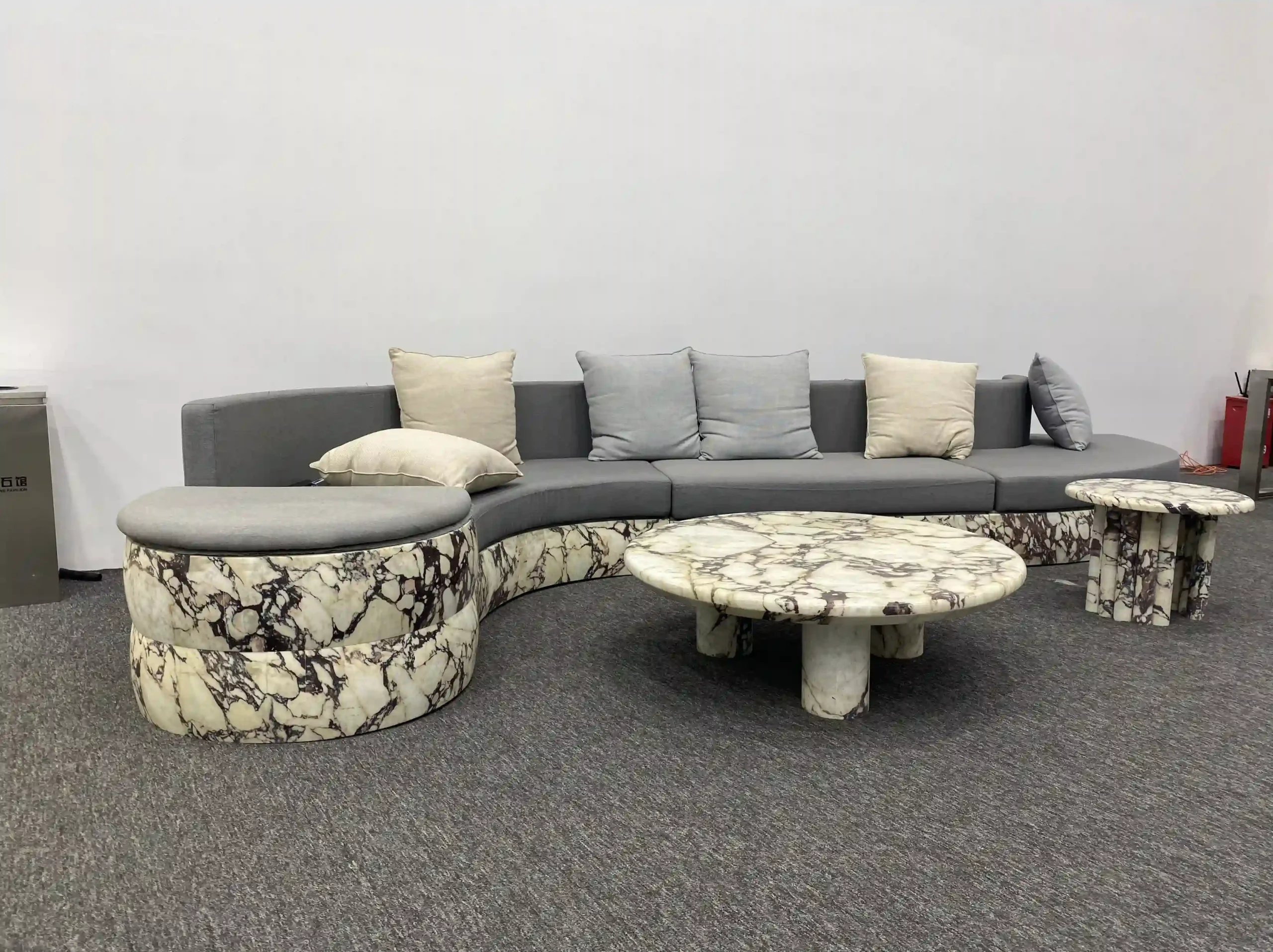 marmi-breccia-violetta-marble-custom-furniture.webp Marmi Breccia Violetta marble sofa base, coffee table and side table