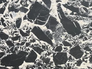 napoleon black marble close up black and white breccia pattern for custom interiors