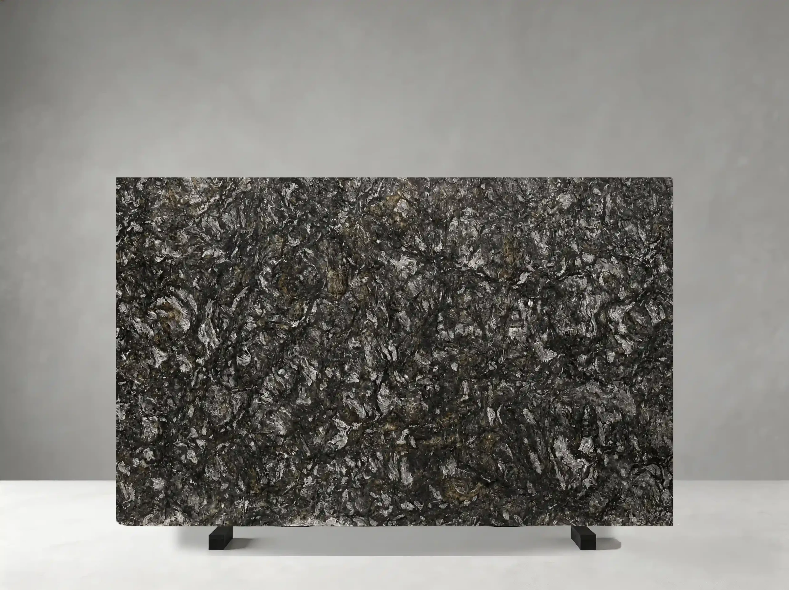 platinum-black-granite-slab-dark-silver-texture-02.webp platinum black granite slab with dark charcoal black and dense silver mineral texture