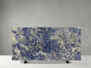 royal blue sodalite marble slab vivid royal blue mineral pattern for luxury interiors