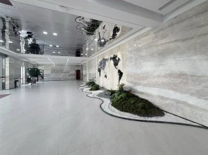 Taj Mahal White Quartzite used in a luxury interior with custom stone surfaces