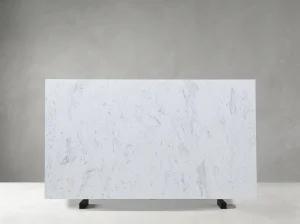 Custom architectural feature fabricated from Volakas White Marble