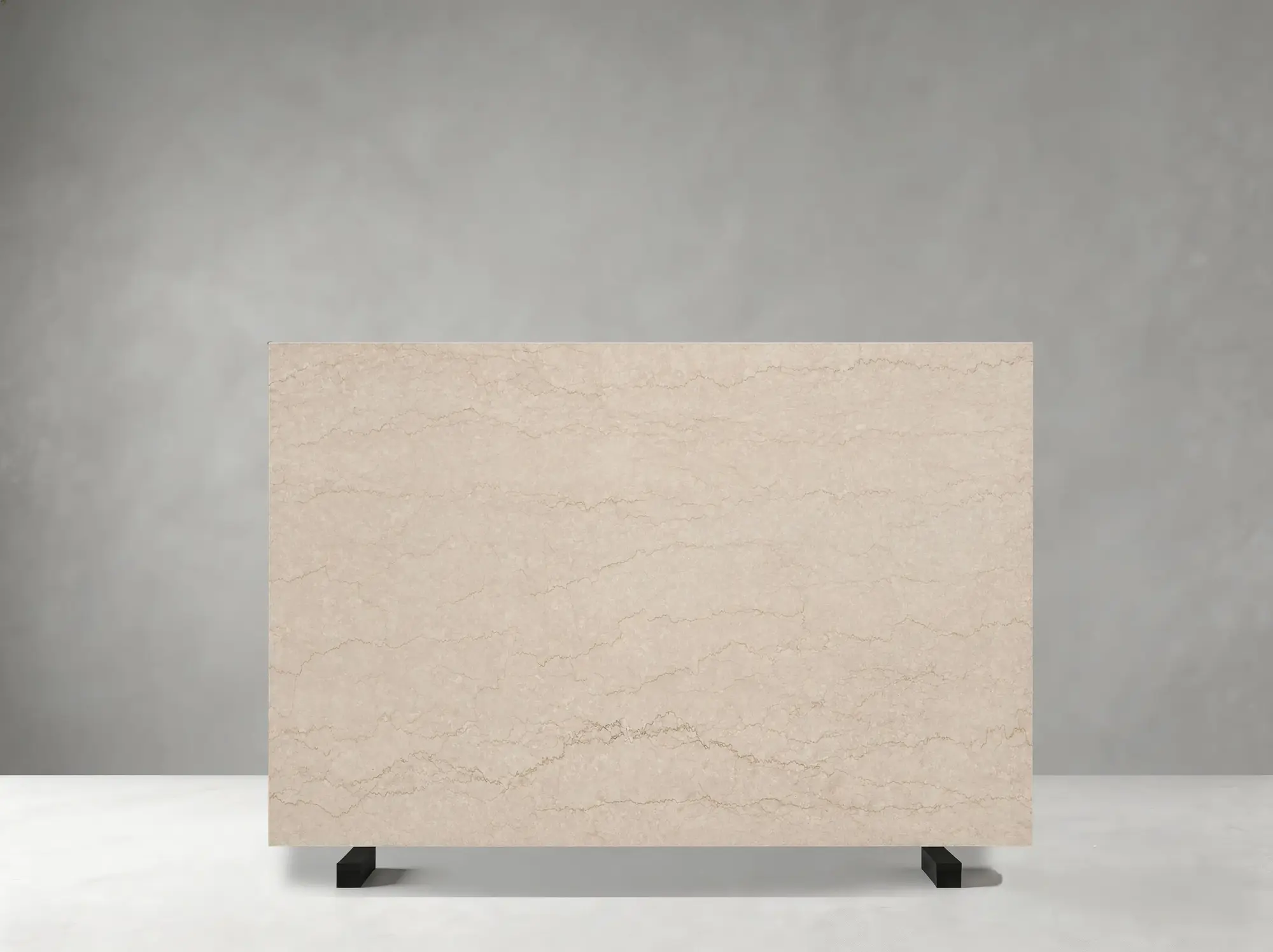 Botticino Tipo Classico Marble polished slab detail showing fine fossil-like lines and delicate natural movement