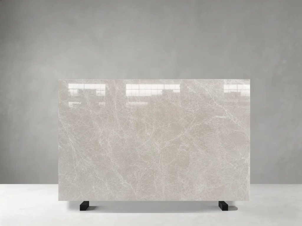 Isparta Grey Marble slab 01 showing balanced grey tones with delicate white veining and natural depth