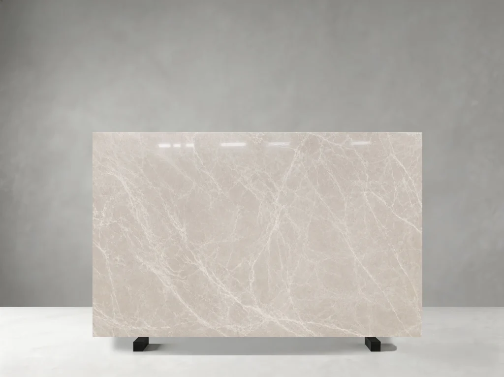 Milan Grey Marble used for luxury lounge fireplace and floor