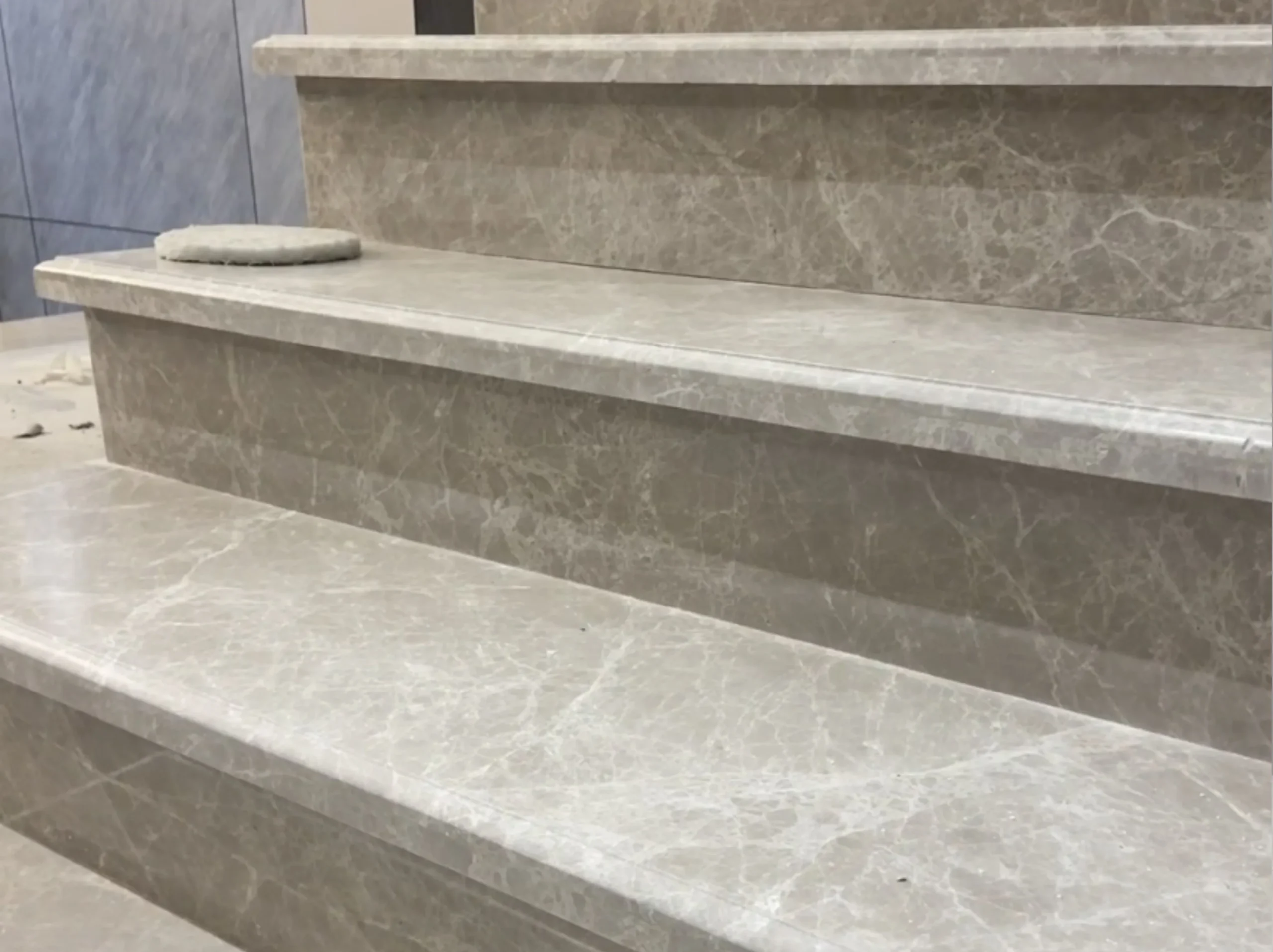 Modern Grey Marble Staircase Steps Modern Grey Marble application: Modern Grey Marble Staircase Steps