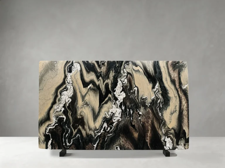 French Purple Marble slab 01 showing natural color, veining and slab variation