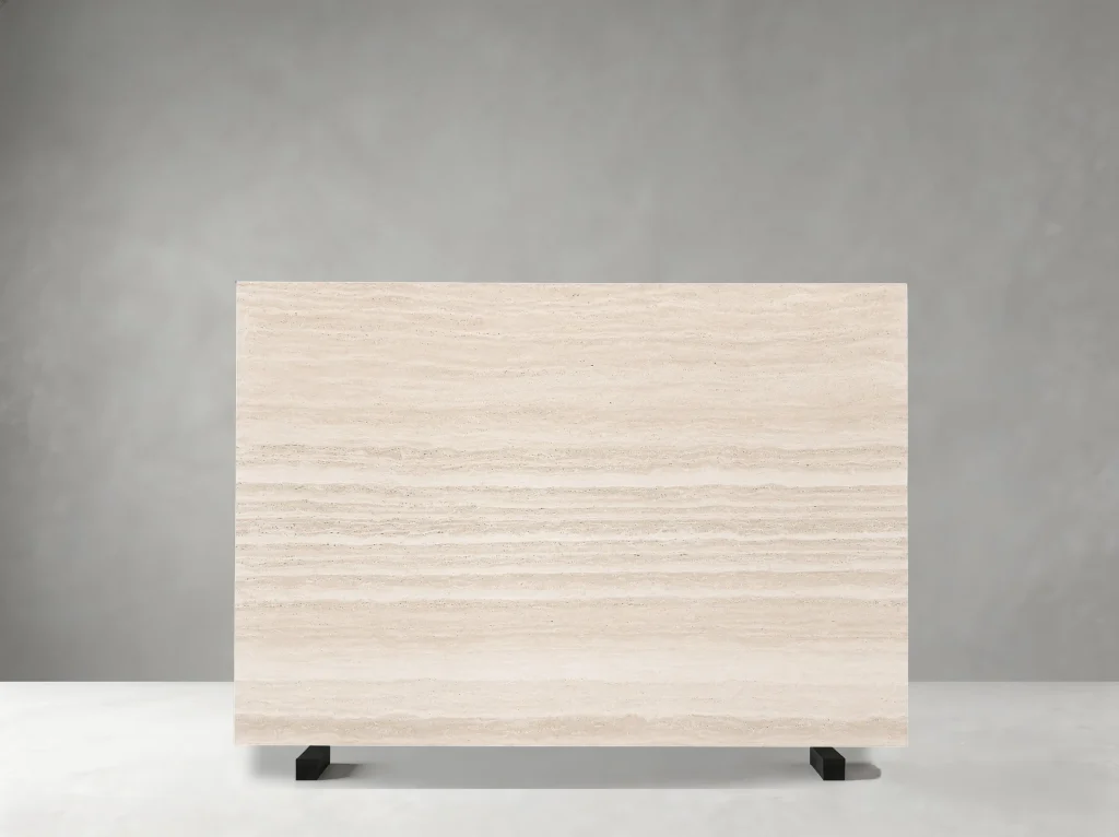Roma Classico Travertine slab 01 showing natural color, veining and slab variation