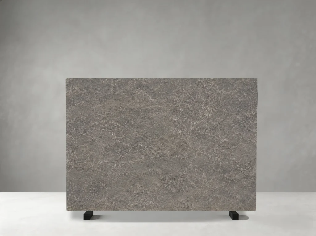 Silver Grey Marble slab 01 showing natural color, veining and slab variation