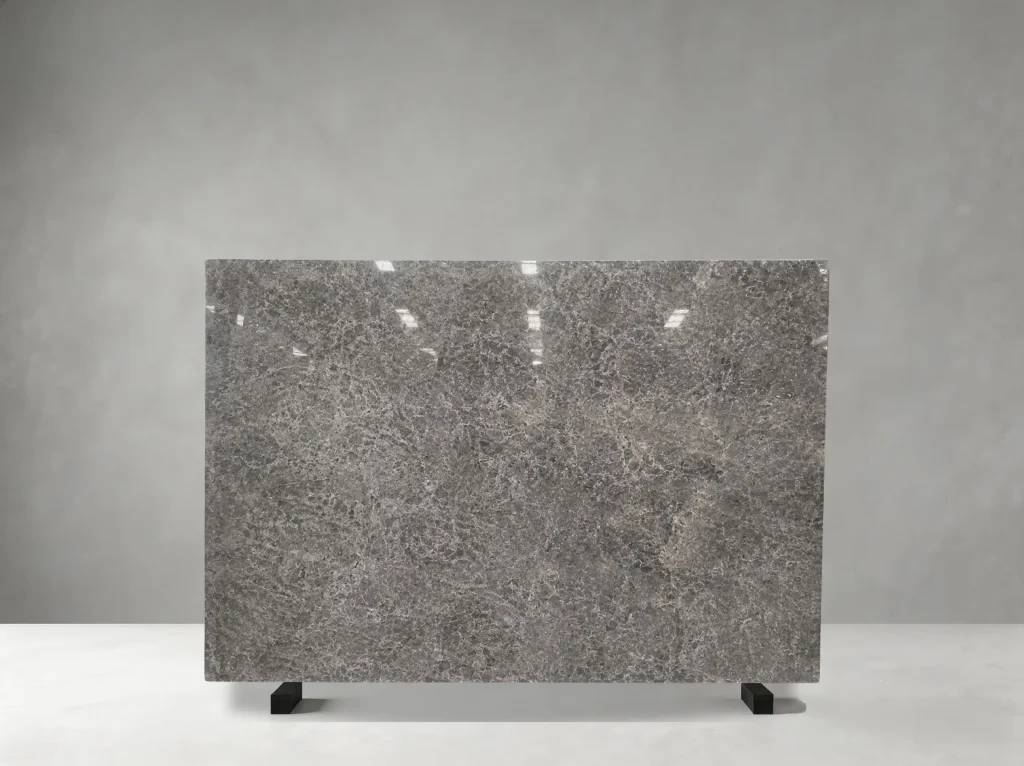 Silver Shadow Marble slab 01 showing natural color, veining and slab variation